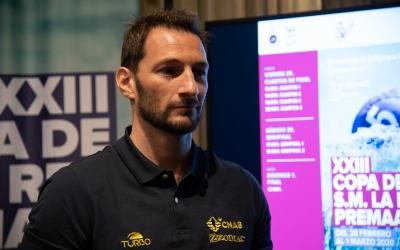 Pinedo, a la presentació d'avui de les Copes a la Casa Duran | Roger Benet